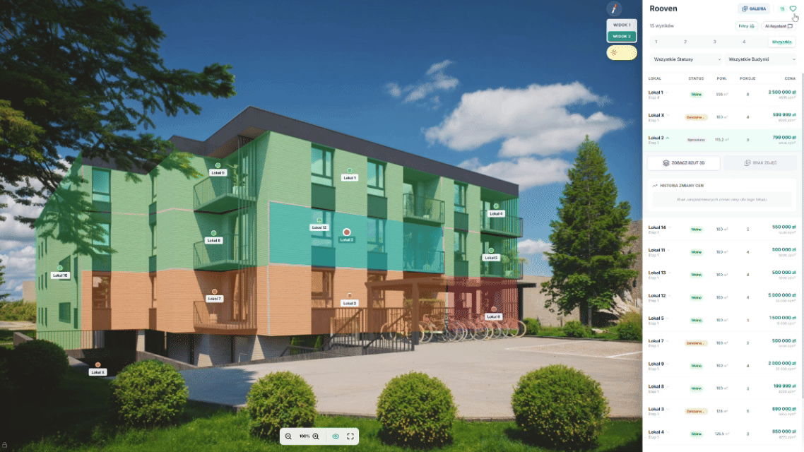 Interaktywny konfigurator 3D dla deweloperów