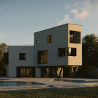 gotowe wizualizacje 3d budynków domów i architektury