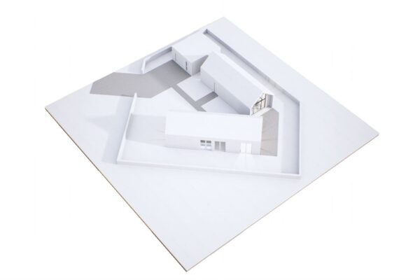 wizualizacja koncepcji 3d osiedla z góry