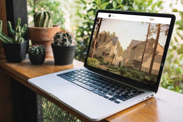 strona internetowa dla dewelopera z nawigatorem domów i mieszkań, animacje architektoniczne